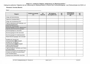Modul 14 – praktische Tätigkeit «Aufbereitung von Medizinprodukten»