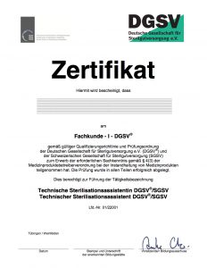 Zertifikat